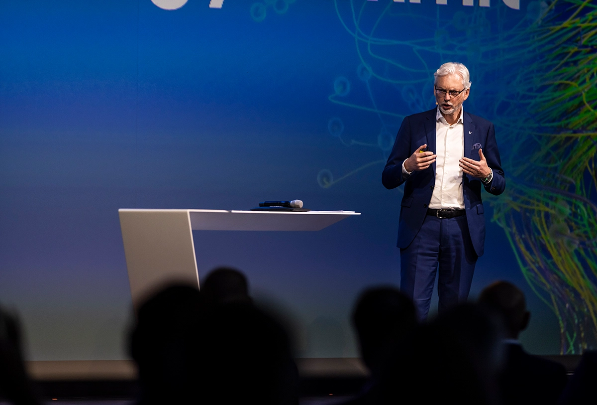 VERBUND-CEO leitete in die Konferenz ein. Foto Mirja Geh.